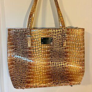 Bobby Schandra “Highland Park Honey & Gold” Leather Tote